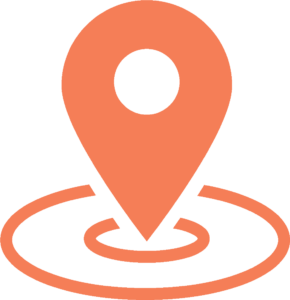 Kind Care Dental location icon Orange
